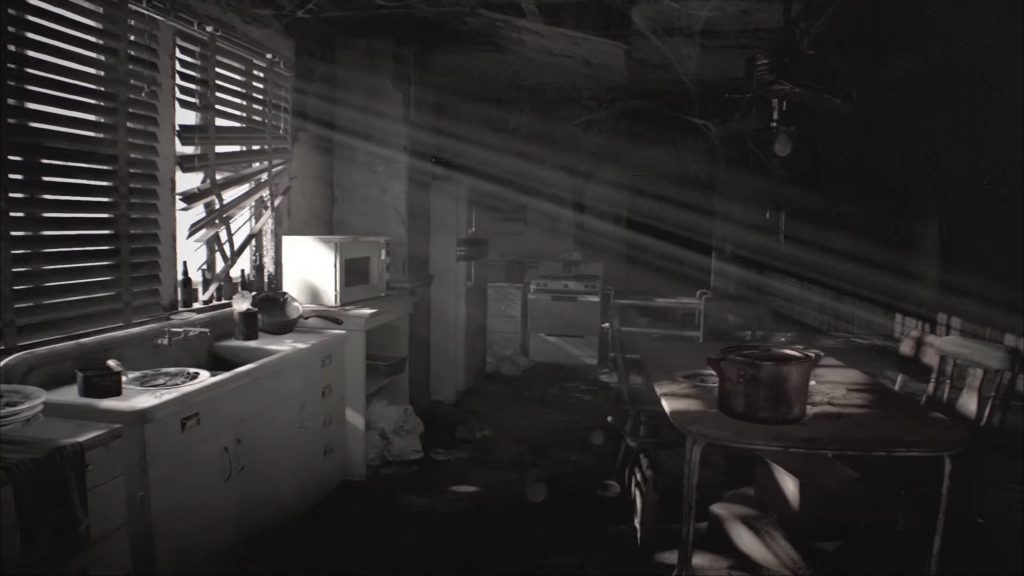 Resident Evil 7 nasty kitchen spooky
