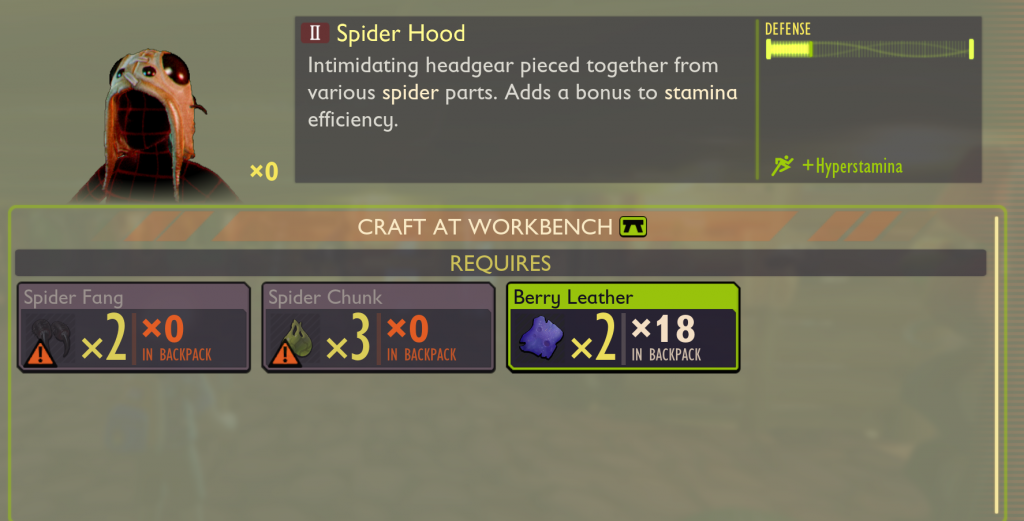 Spider armor