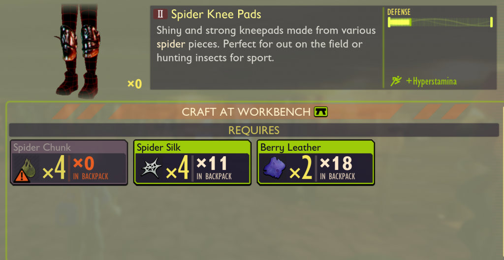 Spider armor