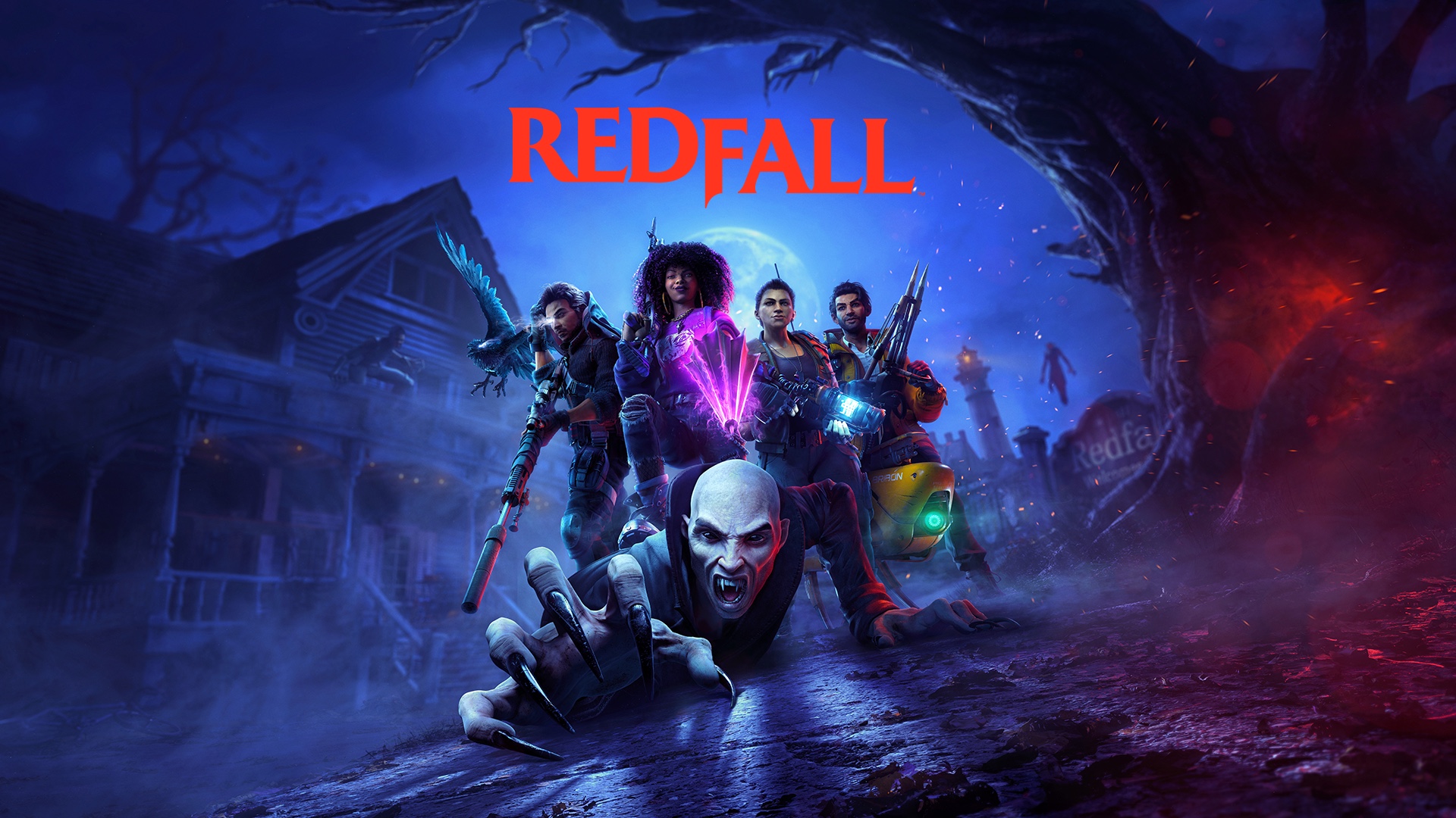 Redfall Key art