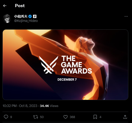 Death Stranding 2 announced by Hideo Kojima at The Game Awards 2022 - Polygon