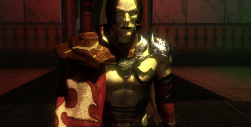 Legacy of Kain Soul Reaver Intro FMW with close up of Vampire Raziel