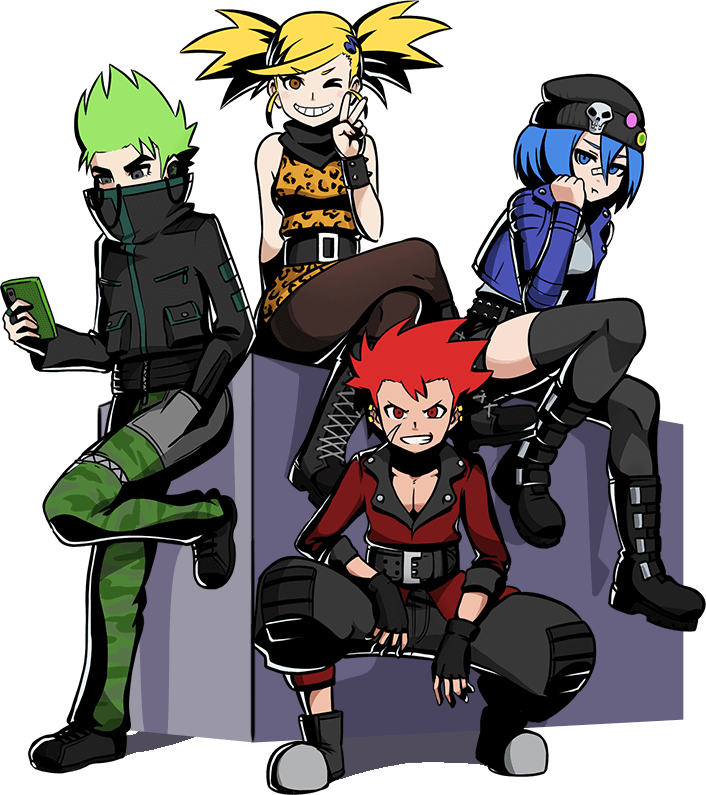 Genokids core cast, hanging out together.