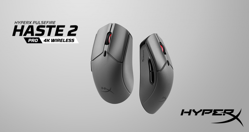 HyperX Haste 2 Pro Silver Promo Image