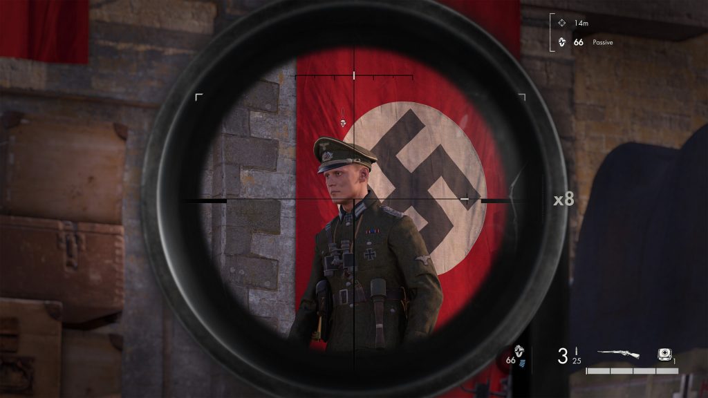 Pulling off a killer headshot in 'Sniper Elite: Resistance'.