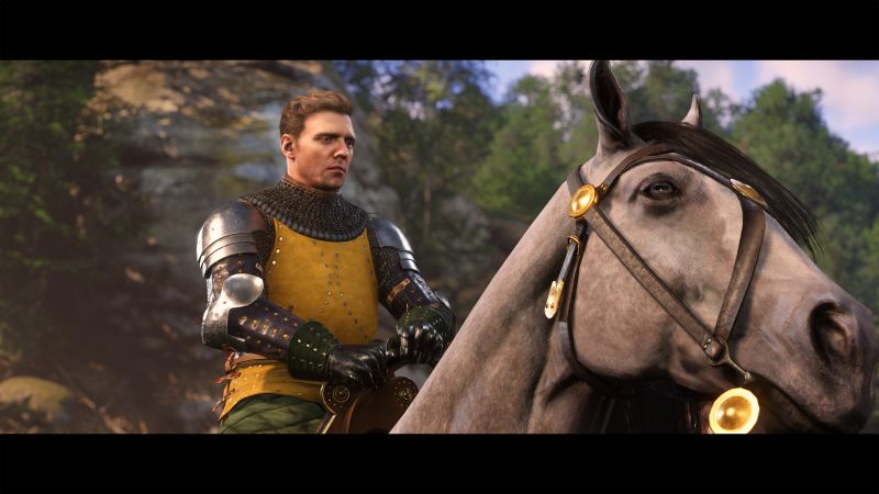 Kingdom Come Deliverance 2 Henry in armor riding on a horse