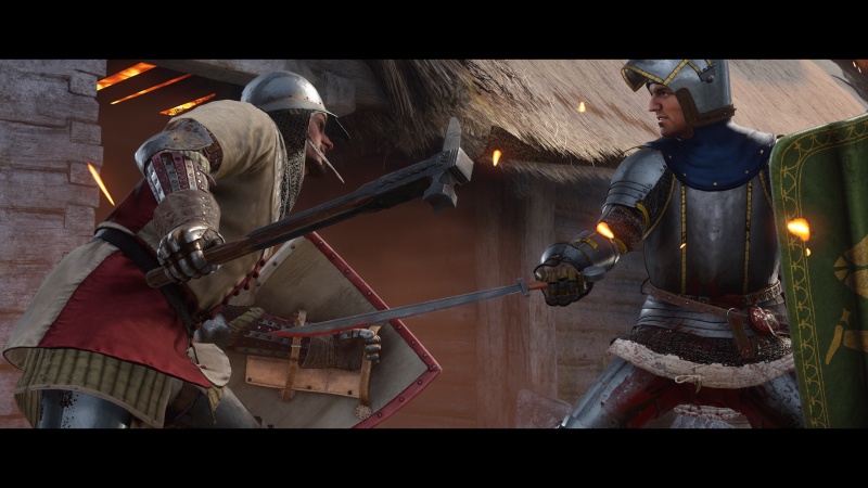 Kingdom Come Deliverance 2 Armored Henry fighting enemy