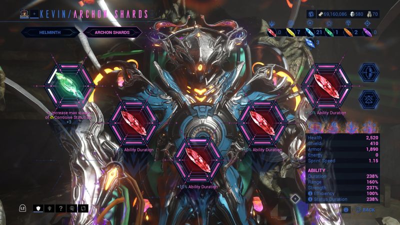 Lavos Prime Archon Shard Setup