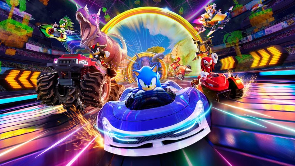 Key art for Sonic Racing CrossRoads