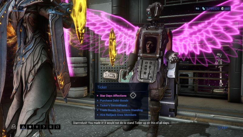 Warframe star Days Vendor Image