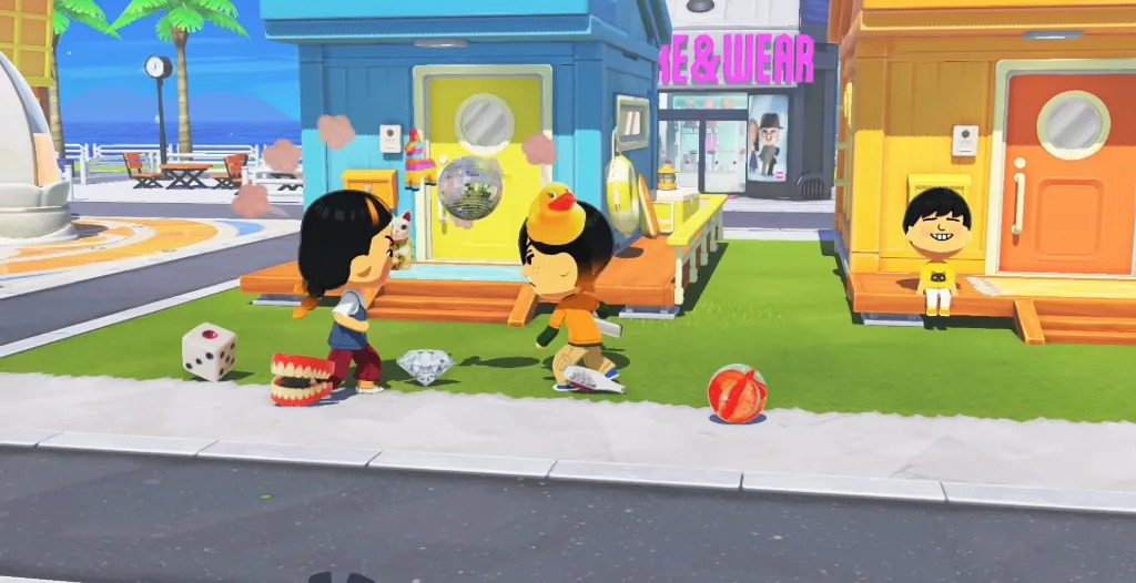 2 Miis having a squabble