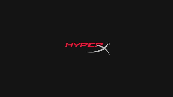 HyperX logo on a black backrop
