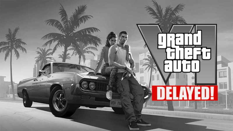 Grand Theft Auto VI Delay - Created in Procreate