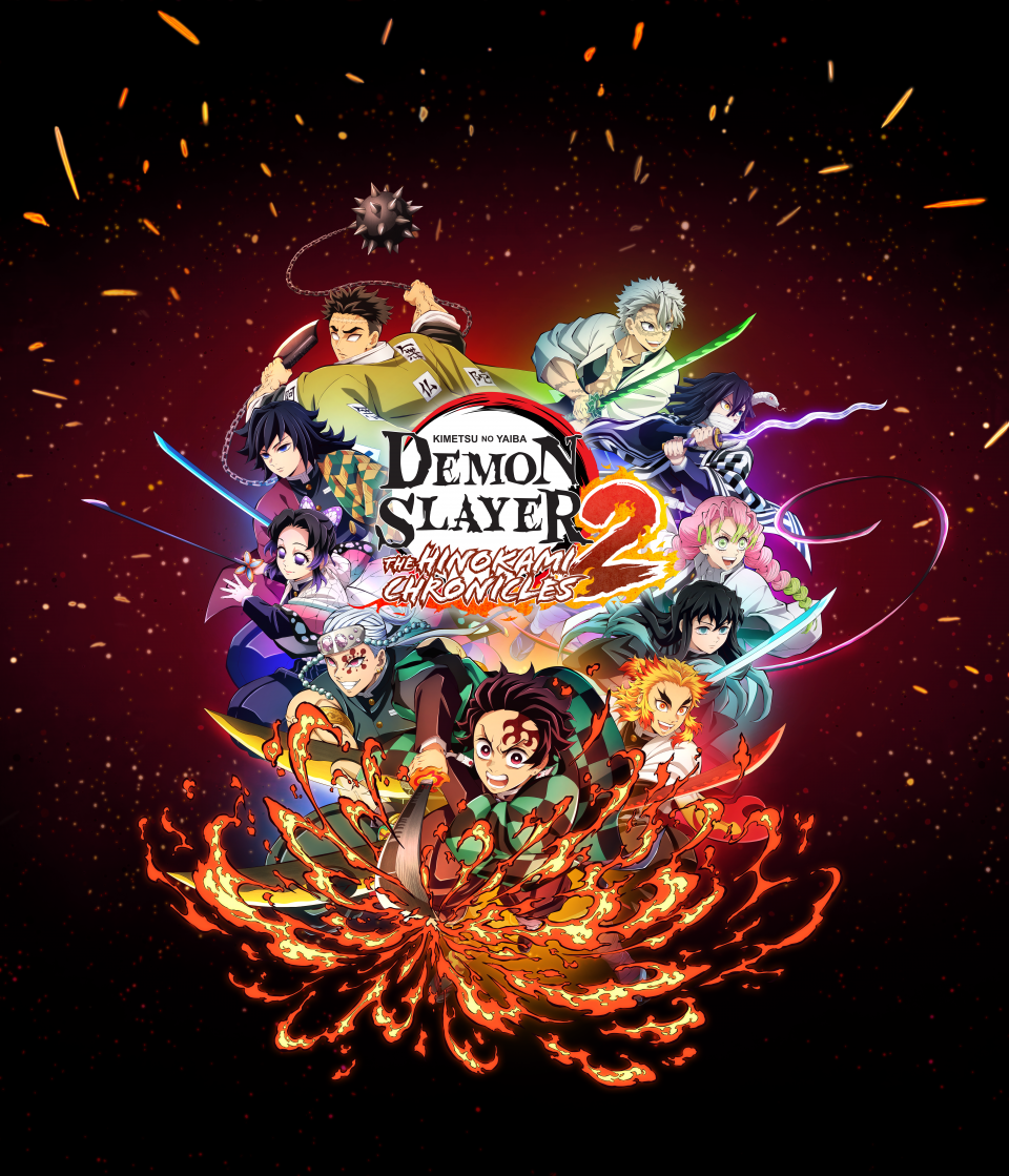 Key art of 'Demon Slayer: The Hinokami Chronicles 2'.