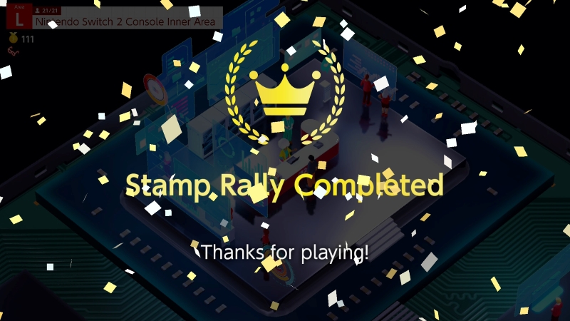 Completing all the Stamps