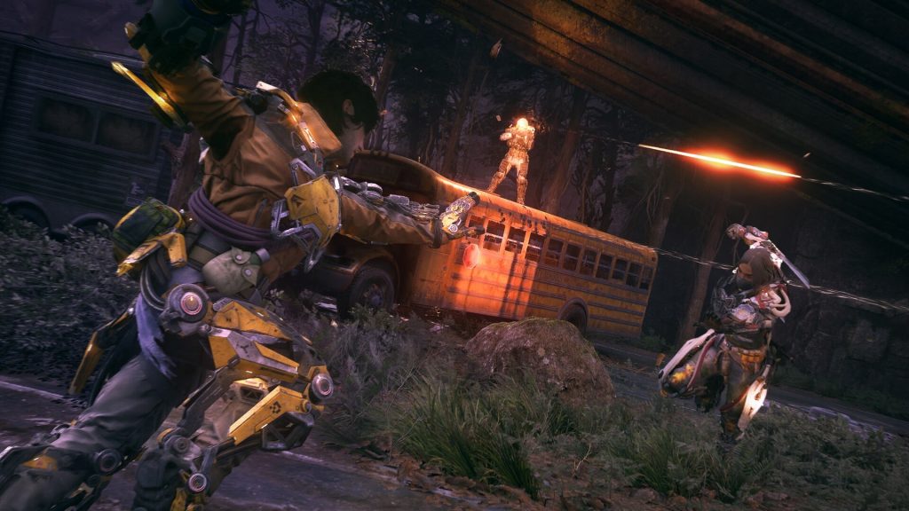A combat encounter in Exoborne.