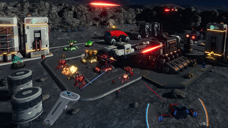 The battle where your defenses are combating relentless waves of aliens
