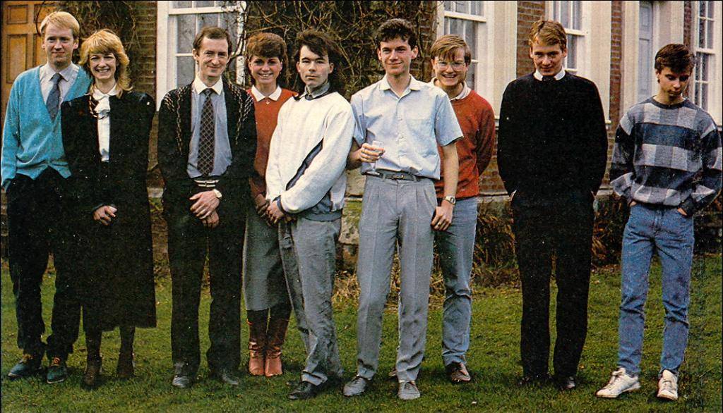 The original team at Rareware, from 1988.