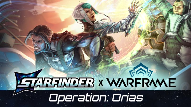 Starfinder x Warframe Operation Orias artwork