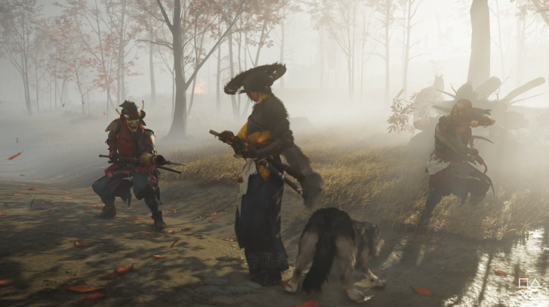 Standoff Alongside Wolf Companion