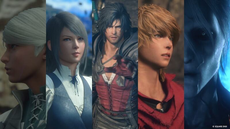 A collage of 4 of the characters 