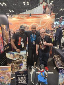 The Lords enter the realm of the Everborne Saga, giving his booth a tour and an interview.