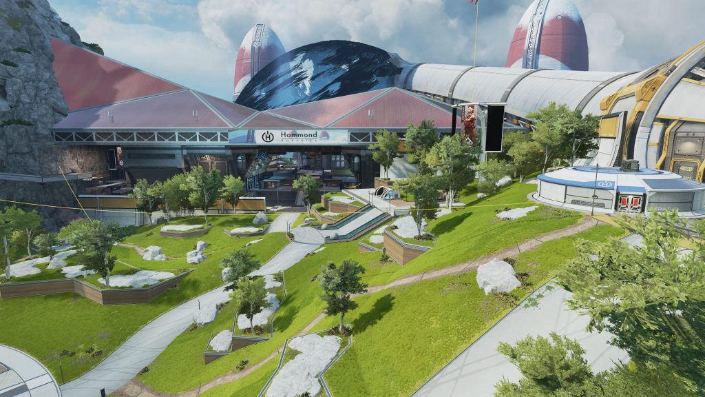 Apex Legends: Amped Gravity Engine map (Before)