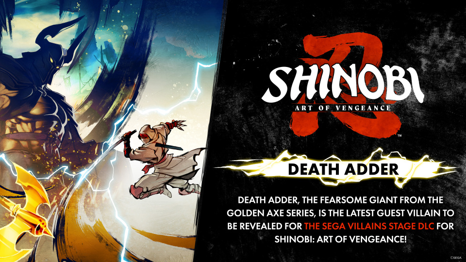 An iconic SEGA Villain joins the upcoming Shinobi DLC!