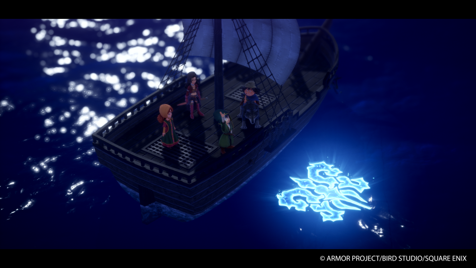 The Party sets out for adventure in Dragon Quest VII: Reimagined!