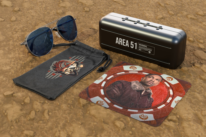 Gunnar Fallout Brotherhood Sunglasses and accessories