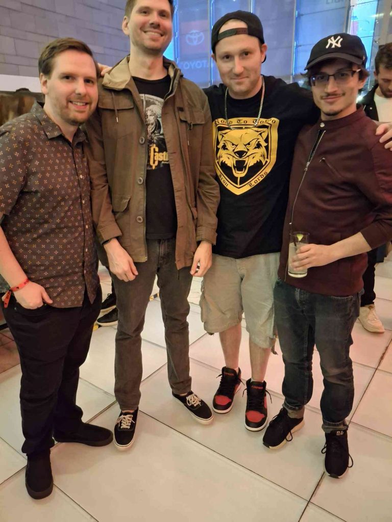 Dustin Furman, Brad Ellis, Chris Jones, and Chris Ray Gun