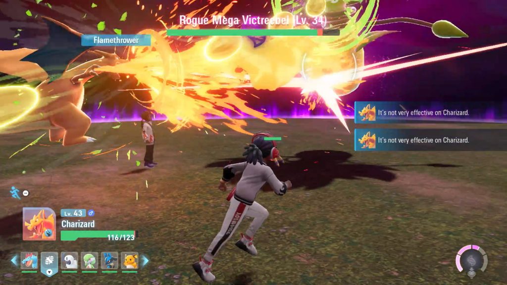 Mega Evolution boss battle from Pokémon Legends Z-A