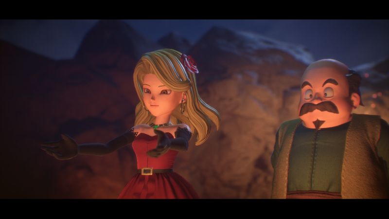 Dragon Quest 7: Reimagined Volcano Cutscene