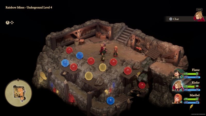 Dragon Quest 7: Reimagined Mine Marble Puzzle