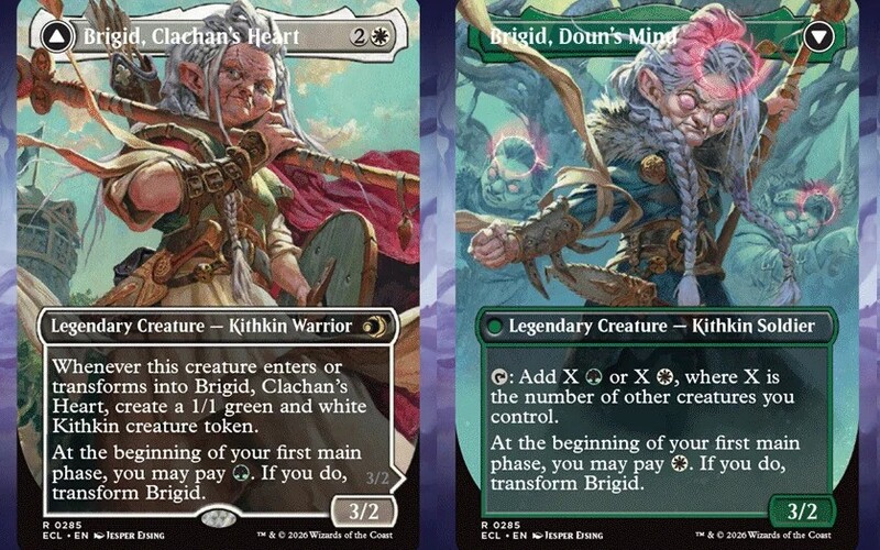 Brigid, Clachan's Heart/Brigid, Doun's Mind form Lorwyn Eclipsed