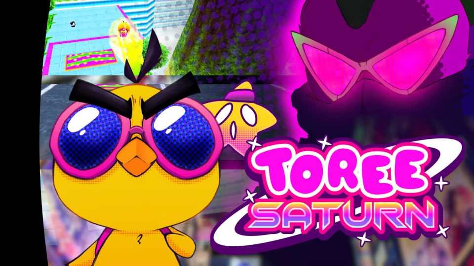 Toree Saturn's key art, showing the main character and his 'edgy' rival.