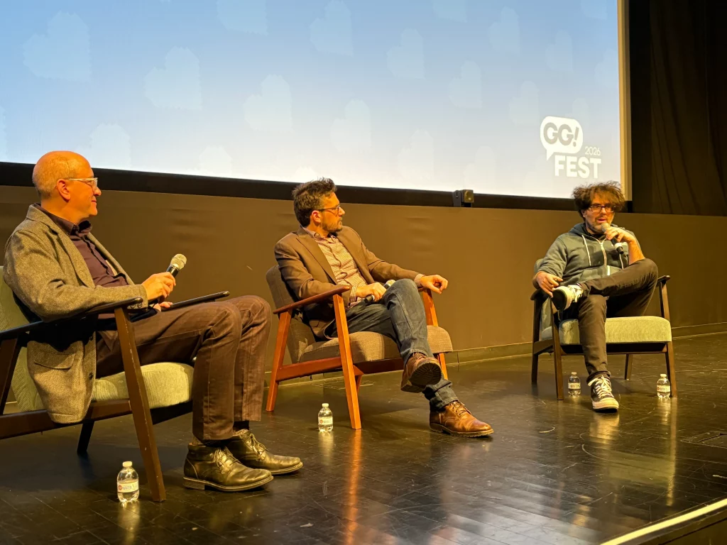 Emmy Award Winning Daily Show Writers Daniel Radosh and Devin Delliquanti discuss comedy writing with Manny Hagopian, the former narrative director at Respawn at GG Fest
