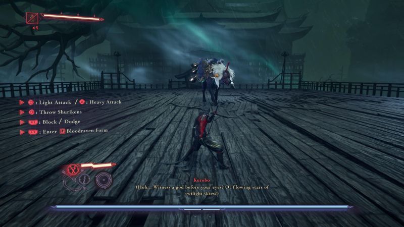 ninja gaiden 4 yakumo fighting a boss