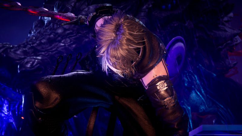 Yakumo from Ninja Gaiden 4 kneeling