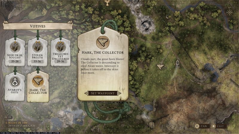 Soulframe World Tree Mission Select Menu