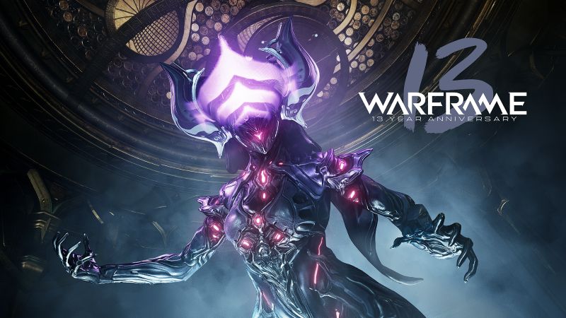 Warframe 13 Year Anniversary Keyart