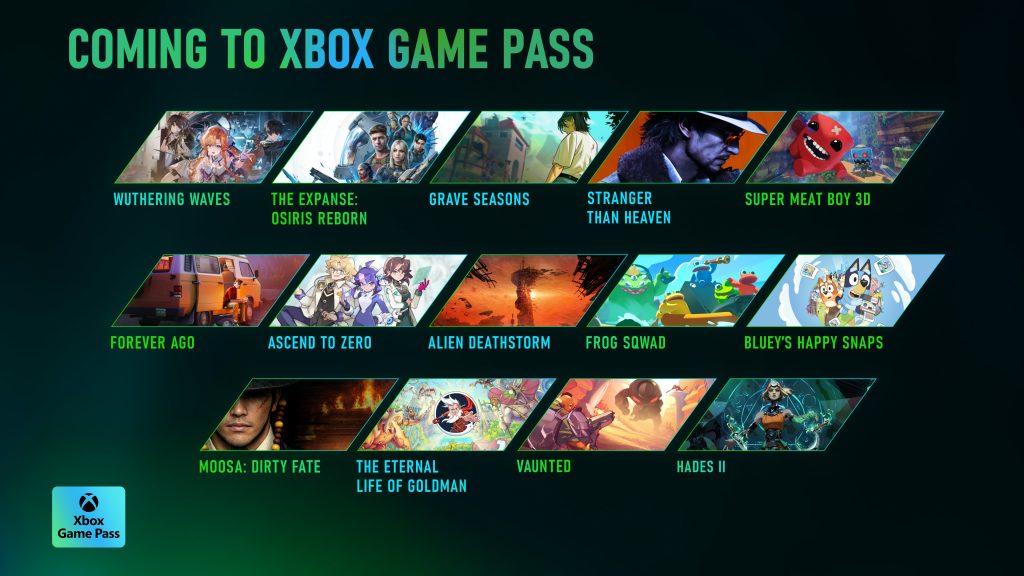 14 titles coming to Xbox Game Pass. Announced at Xbox Partner Preview March 2026