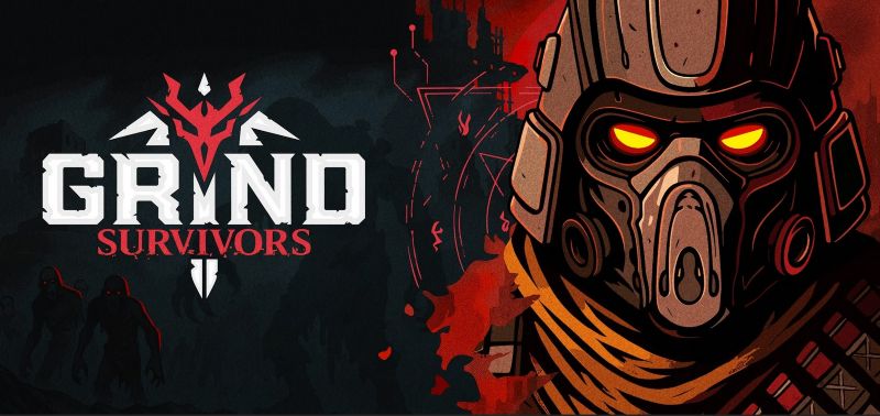 Grind Survivors key art with title