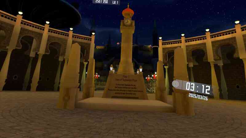 Town of Beginnings Starting area and statue