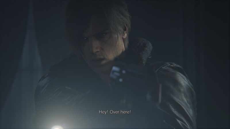 Resident Evil 9 Leon Pointing Gun