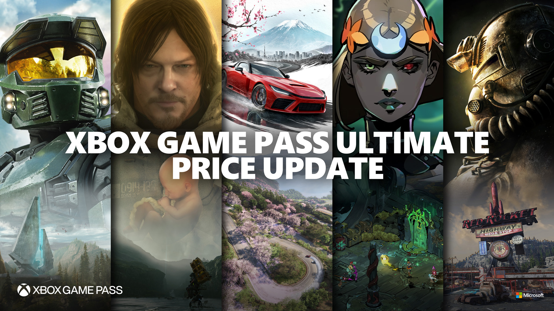 Xbox Game Pass Ultimate price update key art