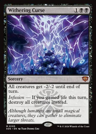 Withering Curse Magic Card