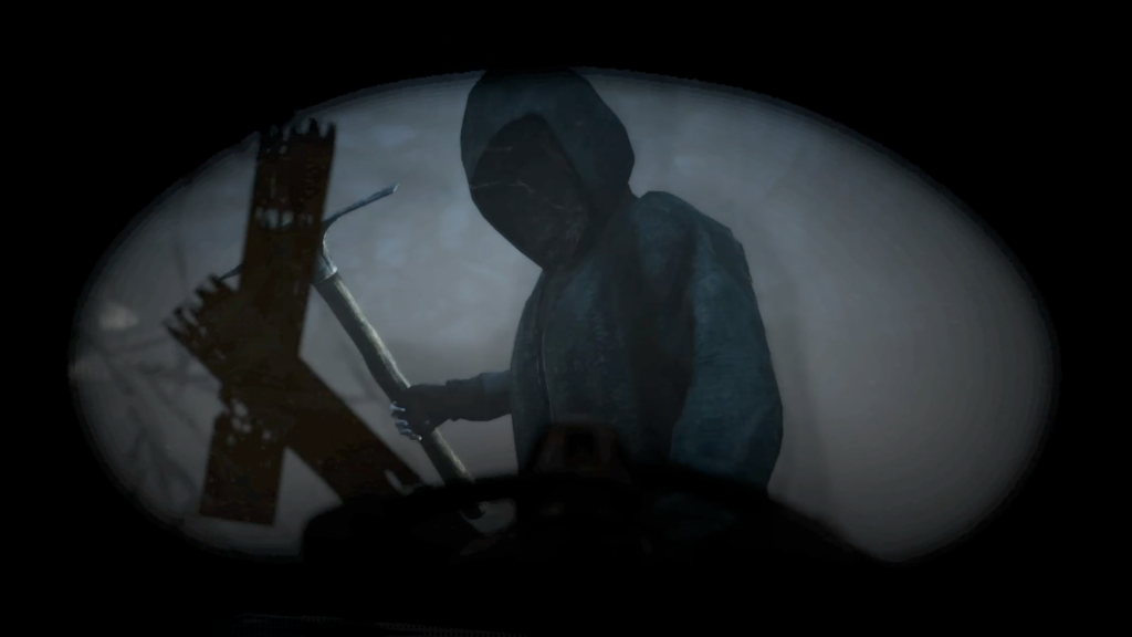 Tyler, the main character of 'Total Chaos', seeing one of the many horrors on his adventure.
