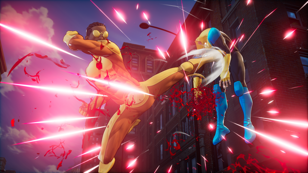 Bulletproof kicking Invincible's ass