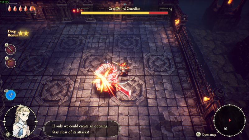 Thev Adventures of Elliot First Boss Screenshot